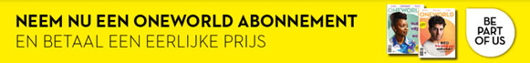 Een abonnement op OneWorld magazine voor 25 euro