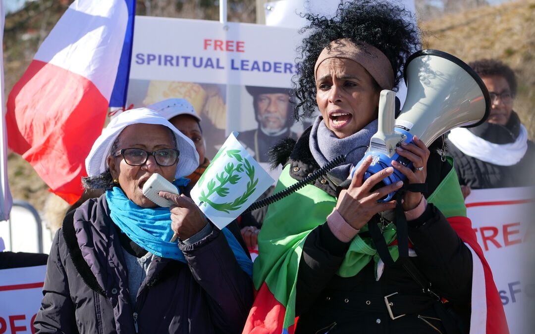 “Ik sta hier voor Eritrese moeders die hun net volwassen geworden kinderen niet meer zien”