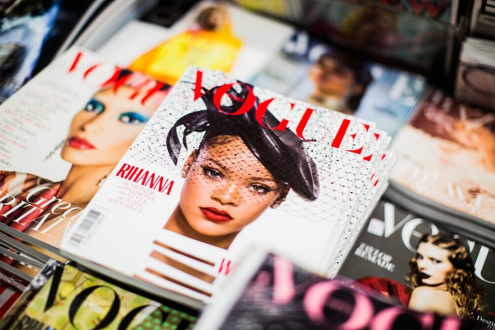 Covers Van Voque met o.a Rihanna als covermodel