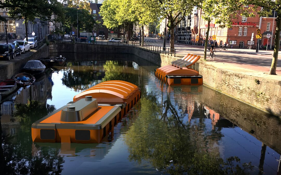 Haalt Amsterdam straks vuilnis op met zelfvarende e-bootjes?