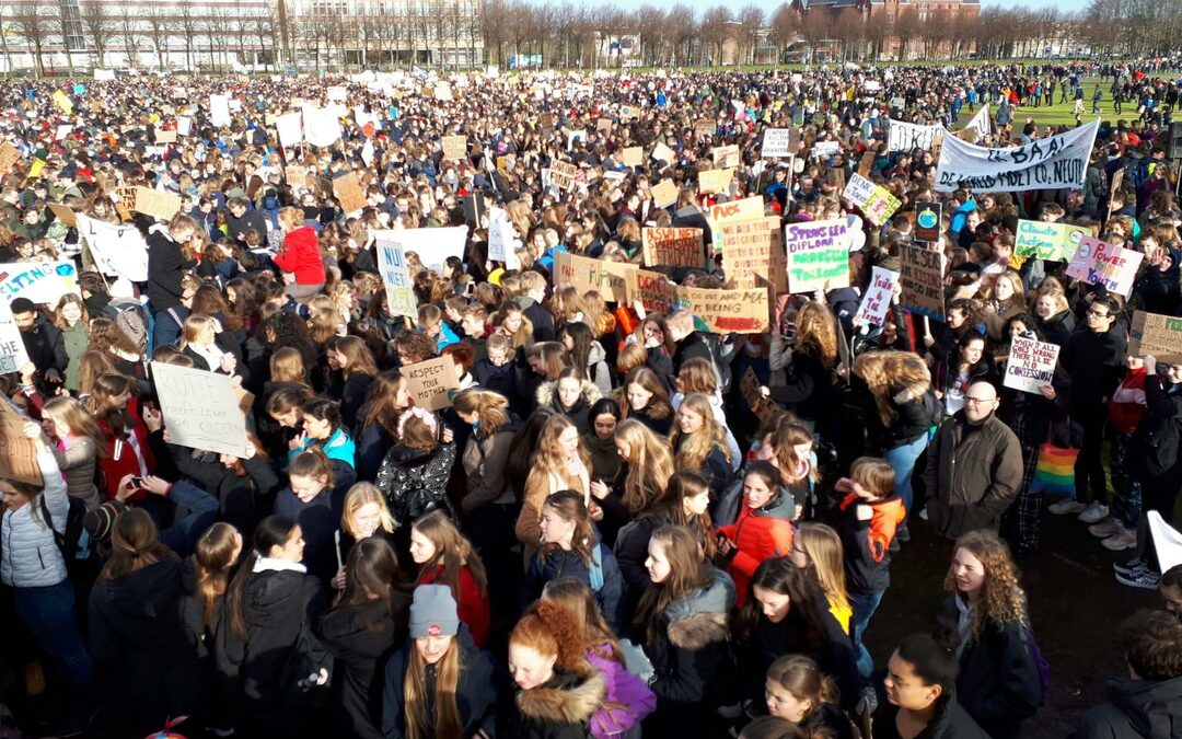 Wie is er bang voor de klimaatspijbelaars?