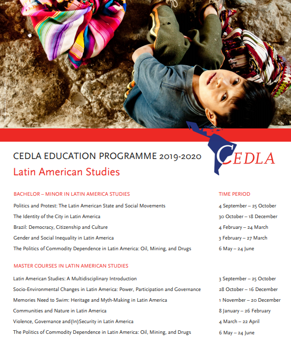 DISCOVER THE NEW CEDLA EDUCATION PROGRAMME 2019-2020