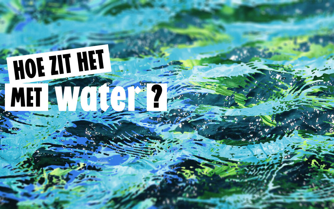 Je watervoetafdruk is behoorlijk ruk