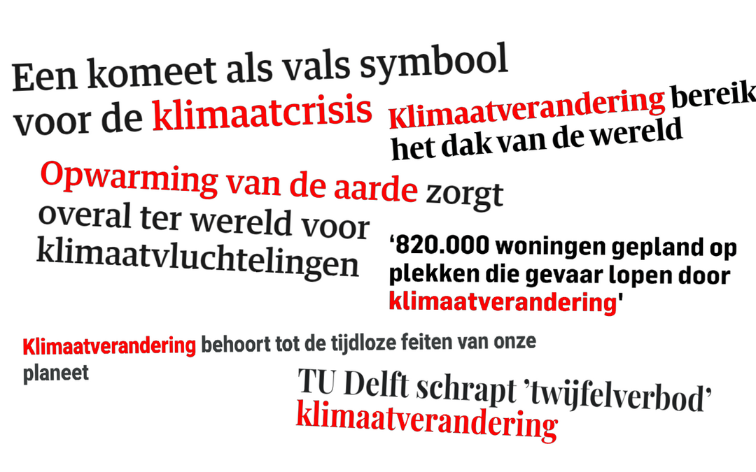 Ramp, catastrofe of crisis: hoe noemen media klimaatverandering?