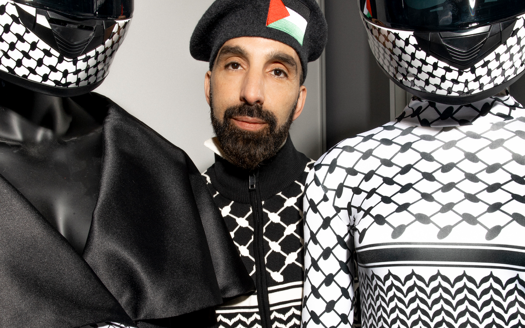 Ontwerper Keffiyeh Day-collectie: ‘Wie dit patroon gebruikt, moet het verhaal  kennen’